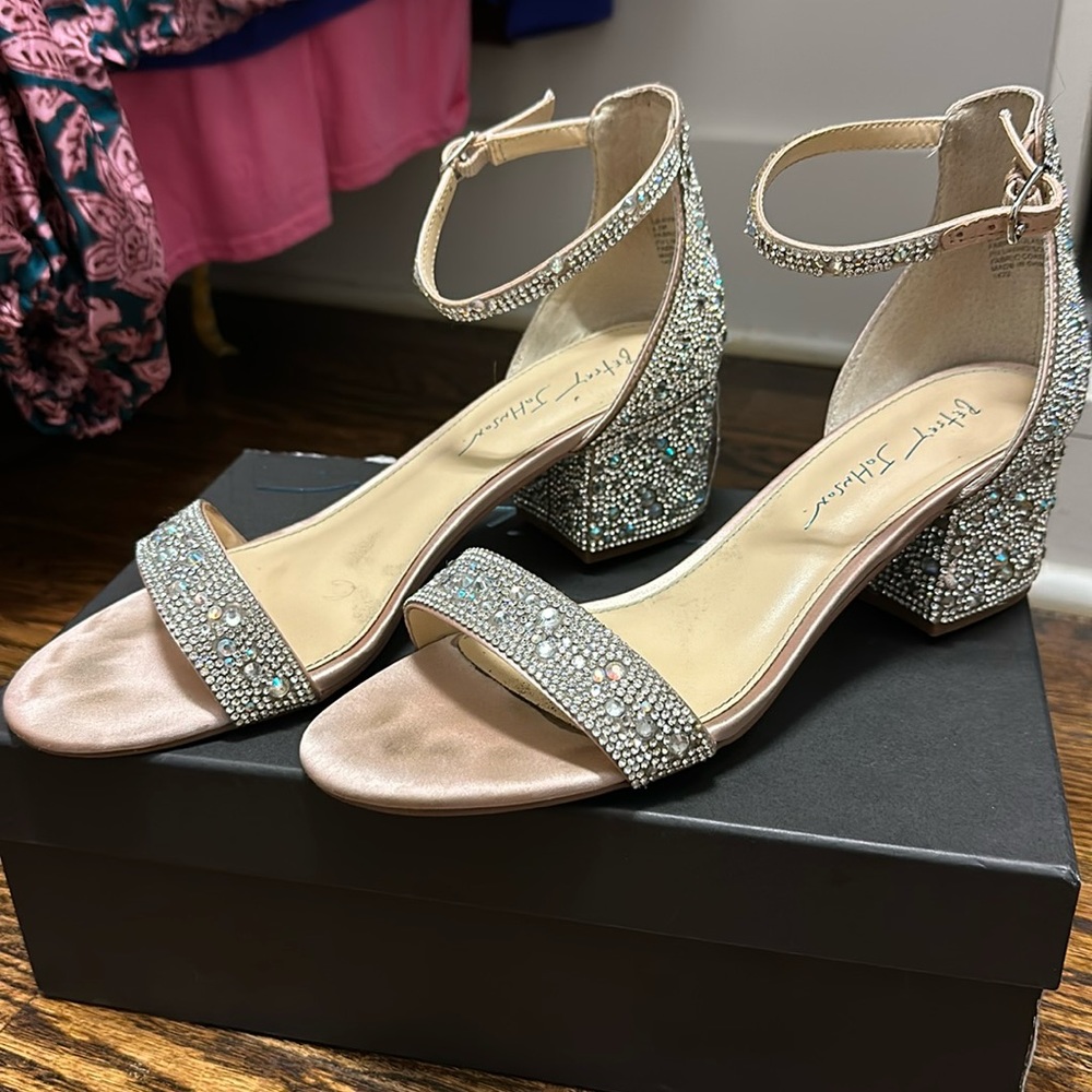 Betsy Johnson Mari Chunky Heel Sandals